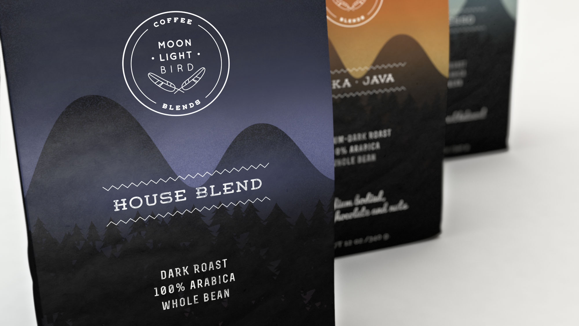 Coffee packaging design.