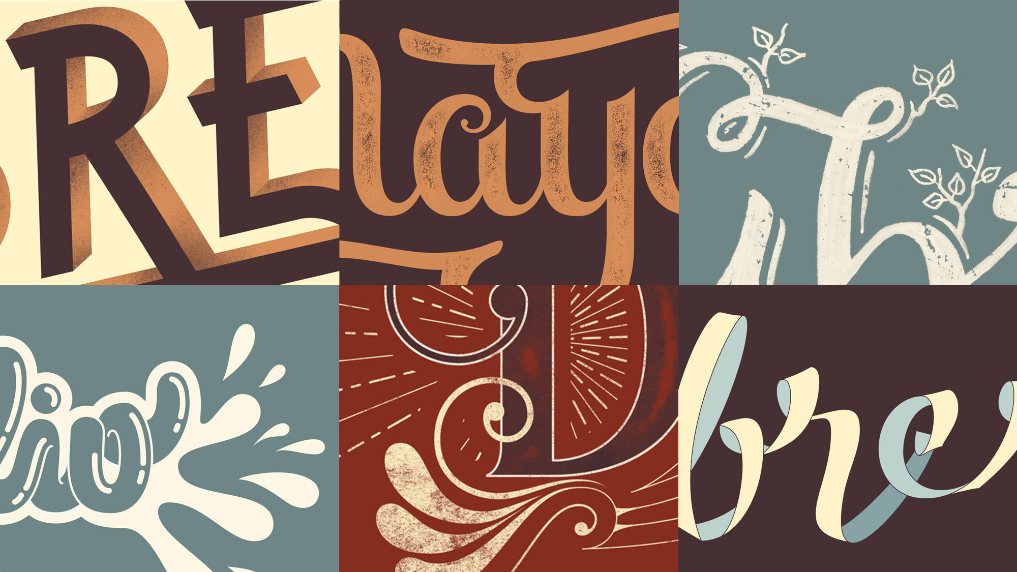 Lettering project "The Months".