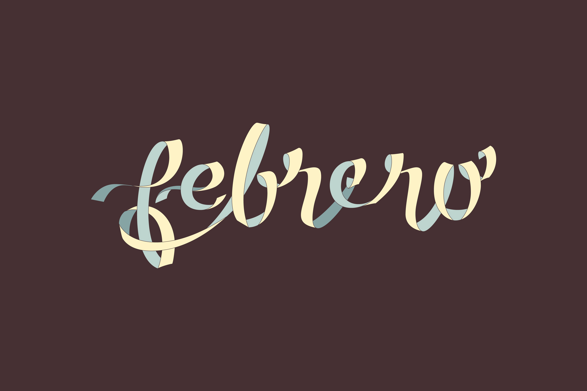 Proyecto de lettering "Los meses".